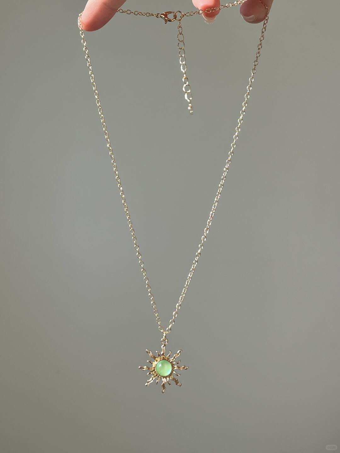 Gold Sunfire Necklace