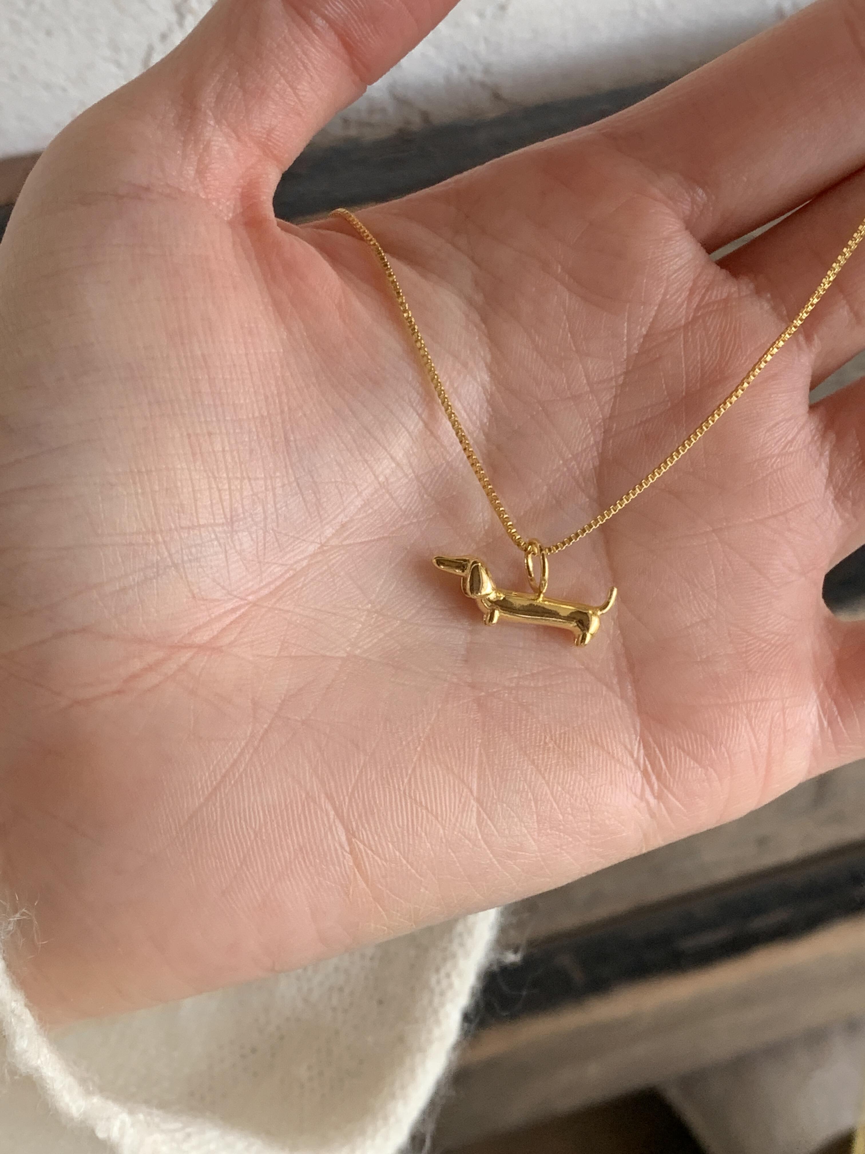 classic dachshund necklace