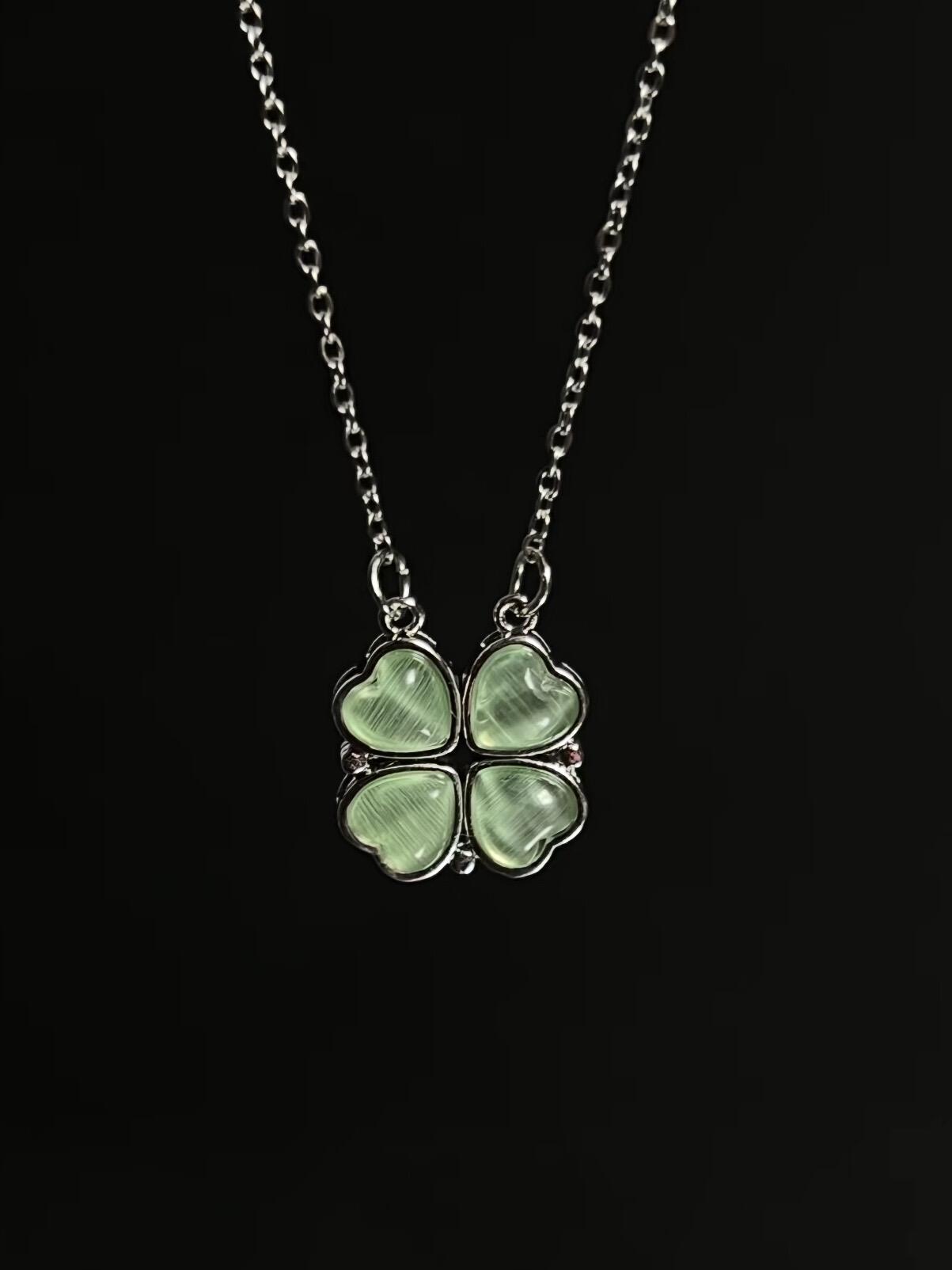 Magnetic Folding Heart Necklace