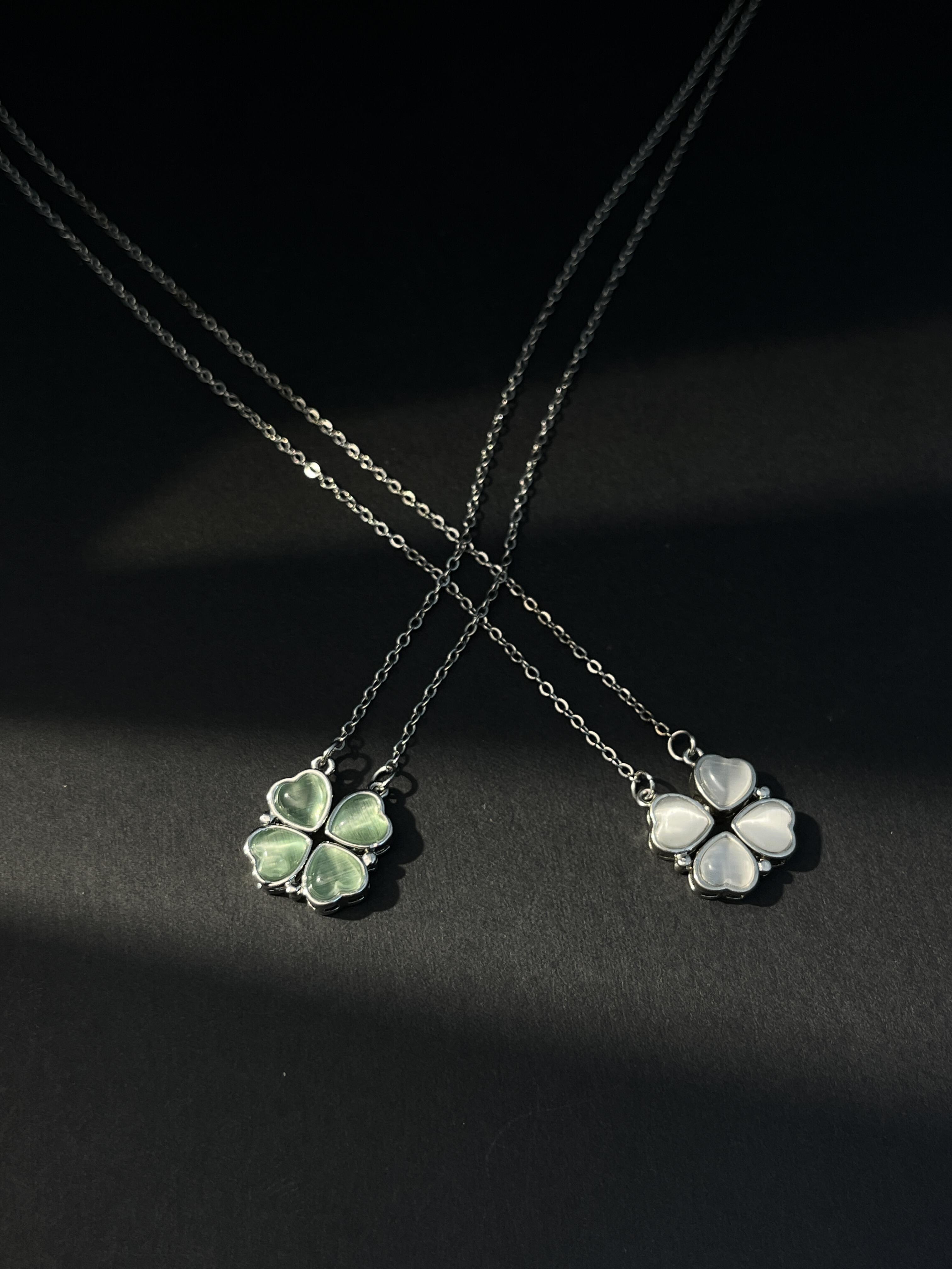 Magnetic Folding Heart Necklace