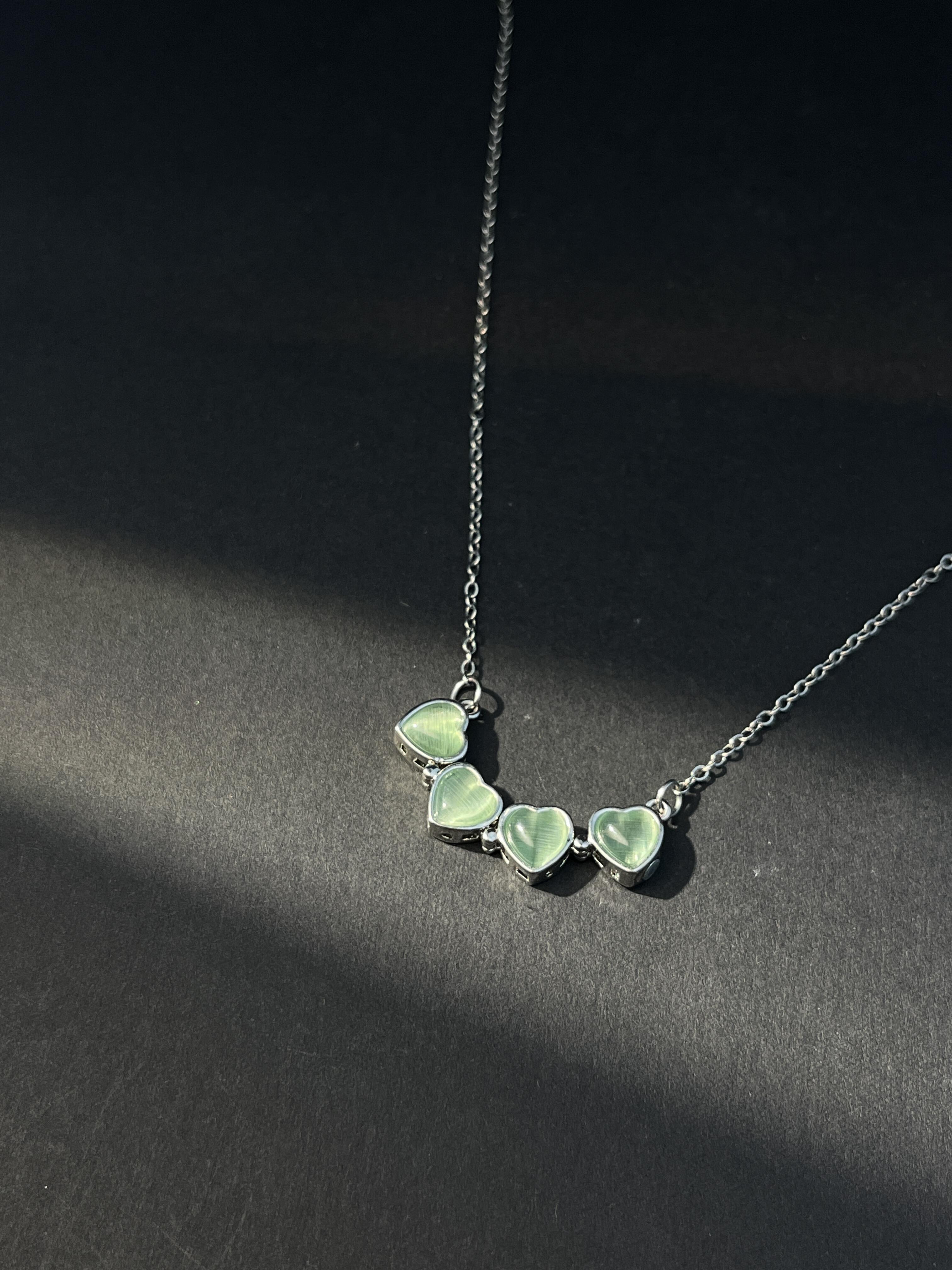 Magnetic Folding Heart Necklace