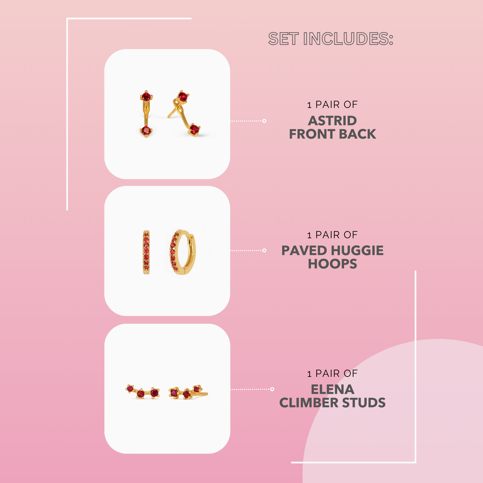 ASTRID Ruby Set