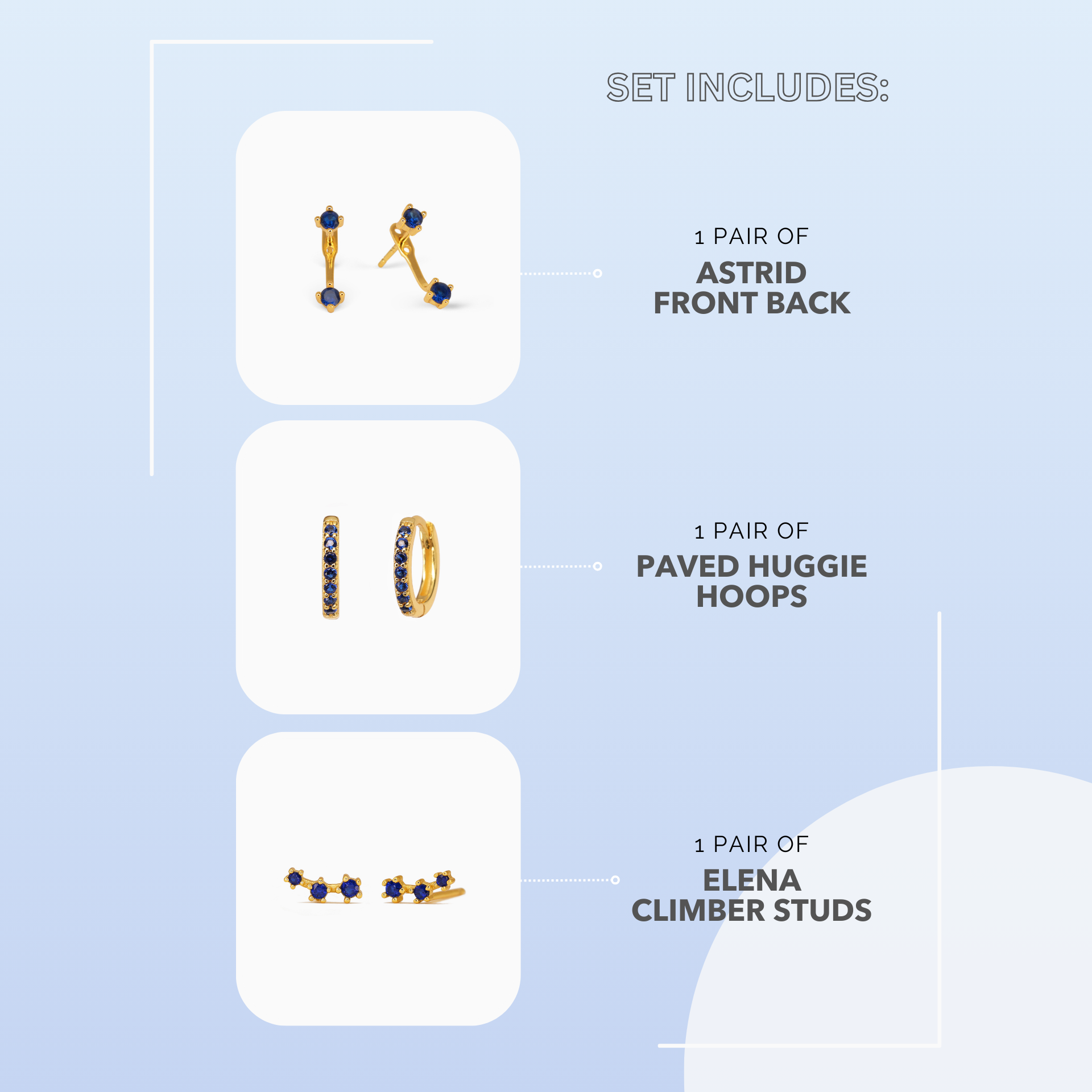 ASTRID Sapphire Set